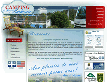 Tablet Screenshot of campingdelamartiniere.com